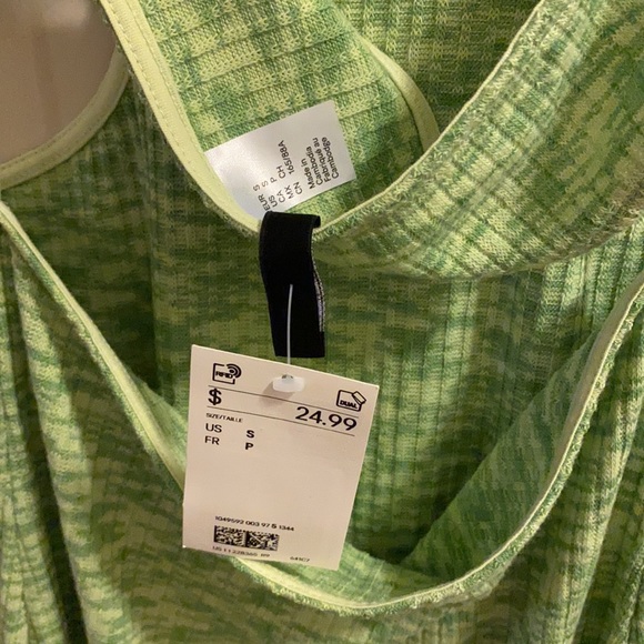 Green Maxi Dress with Halter Top Size S - Picture 4 of 4